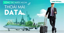Cách đăng ký gói cước data Roaming mới của Viettel