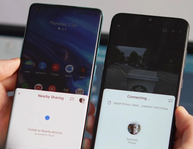 Tính năng Nearby Share vừa chính thức được Google ra mắt