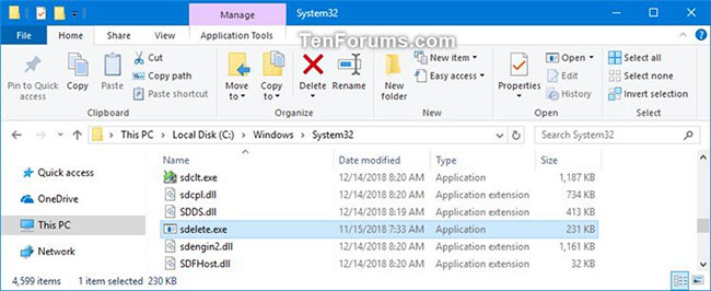 Dán file vào thư mục C:\Windows\System32