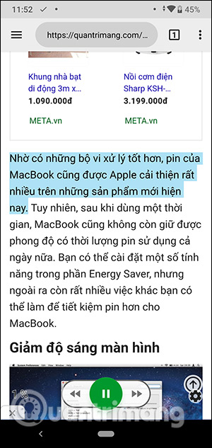 Đọc trang web