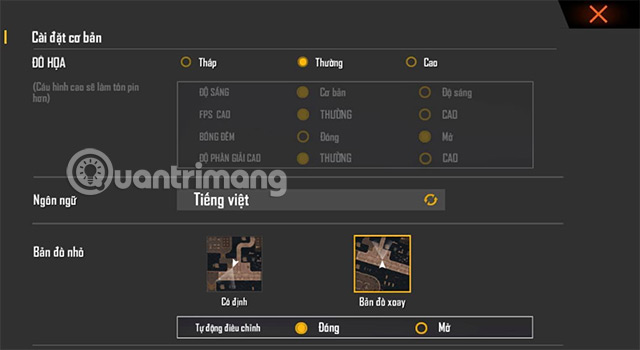 cấu hình chơi ff max