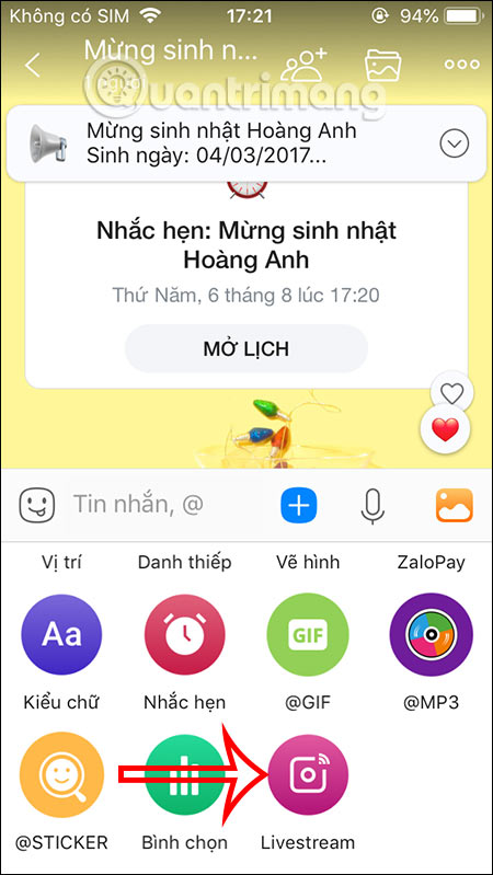 Live stream