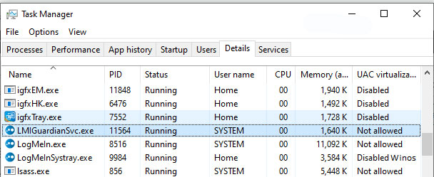 LMIGuardianSvc.exe là một phần của chương trình LogMeIn Hamachi được phát triển bởi LogMeIn, Inc