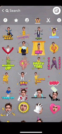Cameos Stickers