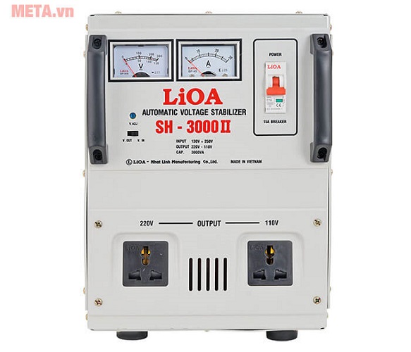 Ổn áp LiOA có thiết kế nhỏ gọn, đẹp mắt