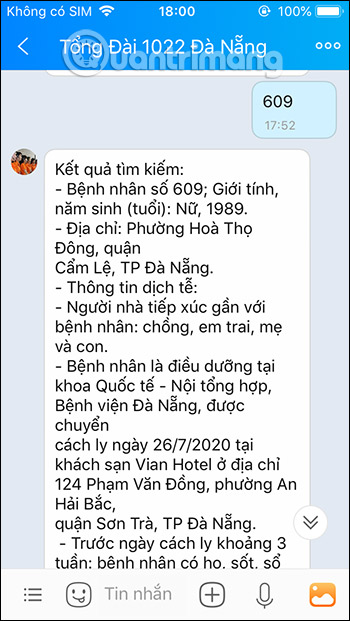 Thông tin dịch tễ
