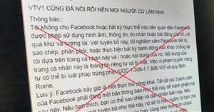 Đoạn status về ‘điều lệ mới của Facebook’ là giả mạo, lừa người dùng chia sẻ