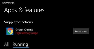 Windows 10 sắp có tính năng thông báo cho người dùng các ứng dụng ngốn nhiều RAM