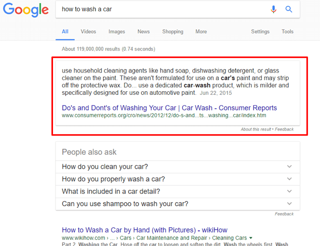 Tối ưu hóa nội dung để giành vị trí Featured Snippet