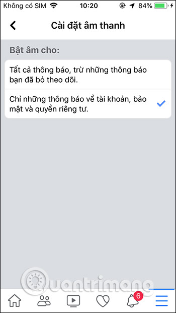 Cài đặt âm thanh