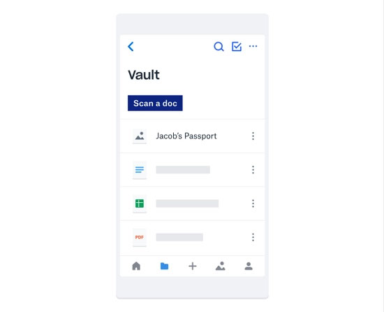 Dropbox Vault