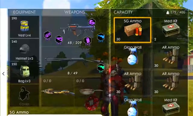 combo súng free fire