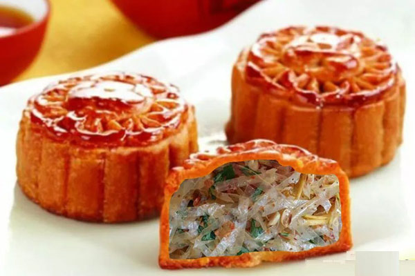Bánh Trung thu bánh tráng trộn