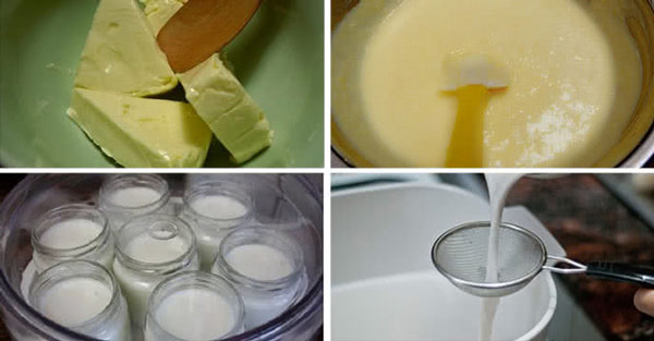 Cách làm sữa chua phô mai