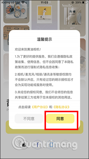 Điều khoản ứng dụng