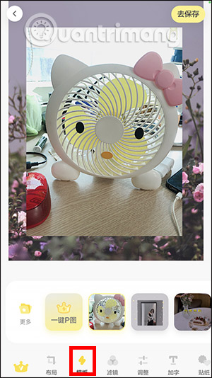 Chọn bộ lọc ảnh