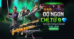 Nhận skin Free Fire chỉ từ 9 Kim cương với Cửa hàng Hacker