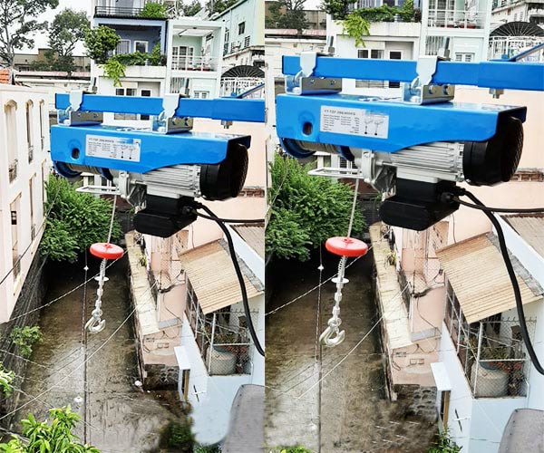 Máy tời vật liệu xây dựng tốt nhất hiện nay