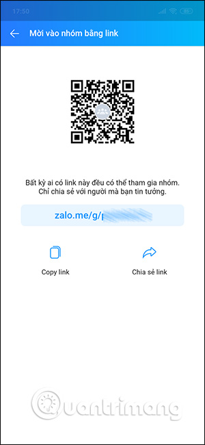 Cách Lấy Link Nhóm Chat Zalo - Quantrimang.Com