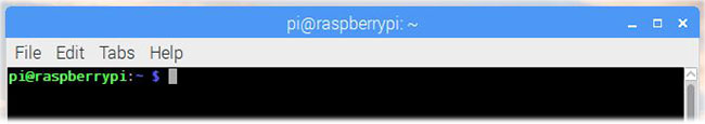 Bật terminal Raspberry Pi
