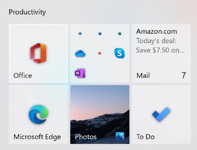 Còn đây là Start Menu mới mà Microsoft sắp tung ra