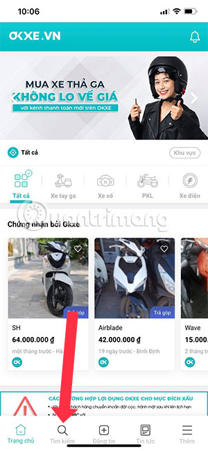 OKXEMua bán xe máy trực tuyến APK Android App  Tải miễn phí