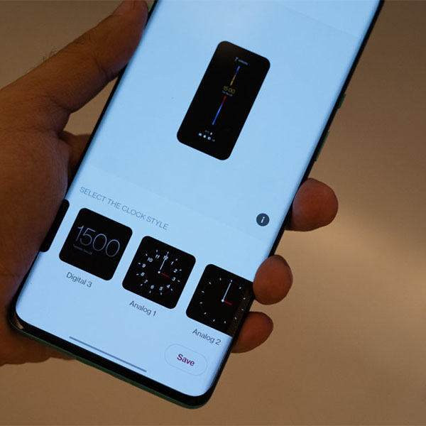 Các cài đặt hiển thị always-on trên OxygenOS 11