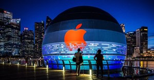 Khám phá Apple Store mới tại Singapore, chiếc đèn lồng trên vịnh Marina Bay Sands, mở cửa ngày 10/09
