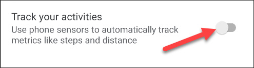 Tắt theo dõi hoạt động