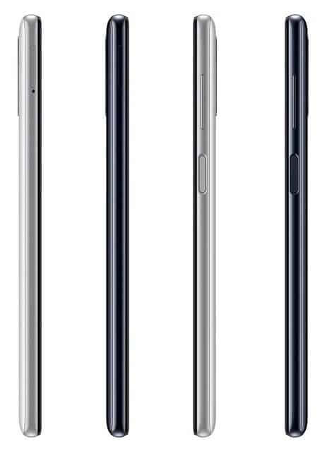 Máy quét dấu vân tay nằm ở cạnh bên của máy.