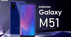 Samsung Galaxy M51: Pin 7.000mAh, màn hình AMOLED và 4 camera