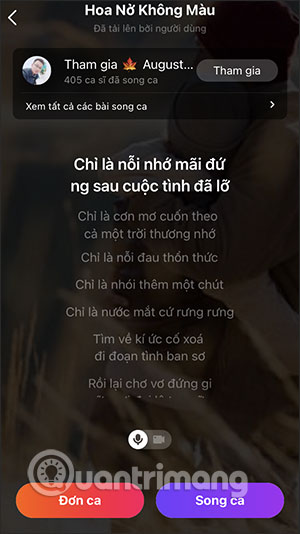 Chọn hát đơn ca, song ca