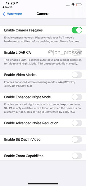 iPhone 12 Pro Max will be equipped with a LIDAR sensor