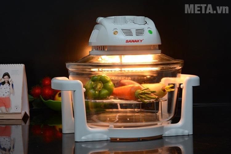 Nên tận dụng tối đa công năng của các loại phụ kiện kèm theo lò nướng