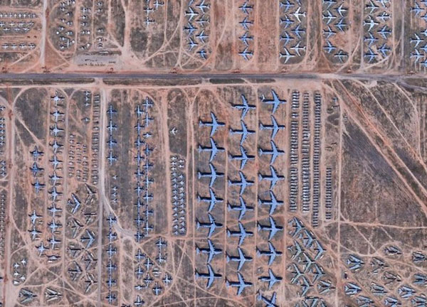 "Nghĩa  địa" máy bay tại Arizona.