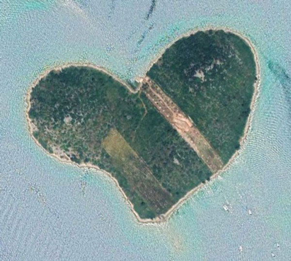 Galesnjak, "đảo tình yêu" rộng chừng 119.000m2 ở Croatia.