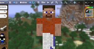 Cách tự thiết kế skin Minecraft trên NovaSkin
