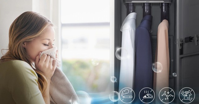 Chăm sóc quần áo chuẩn dịch vụ cao cấp với Samsung AirDresser.
