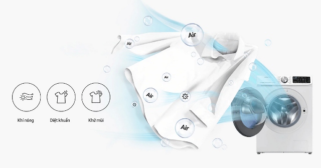 Máy giặt sấy Samsung Addwash 2 trong 1.