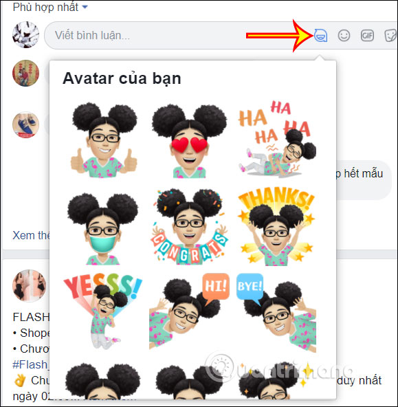 Cách tạo avatar cho riêng mình, tự tạo sticker Messenger, tạo avatar Facebook - Ảnh minh hoạ 8