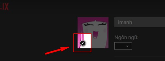 Chọn biểu tượng bút