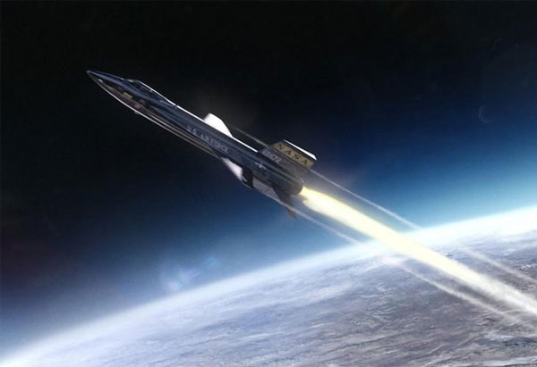 Phi cơ X-15 có thể chạm tới rìa không gian, sau đó lia thấp xuống phía Trái Đất