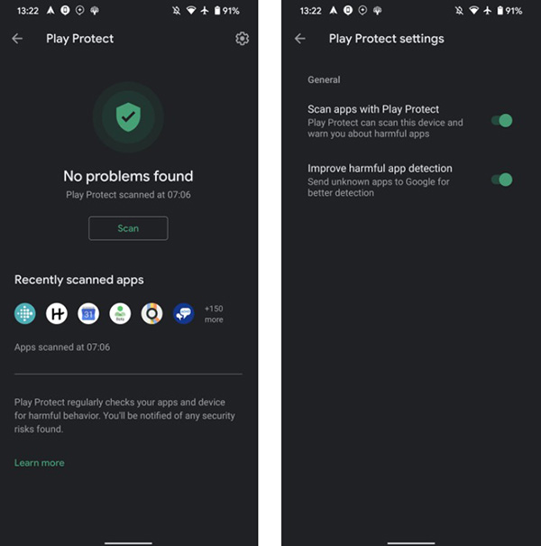 Tính năng Google Protect Play
