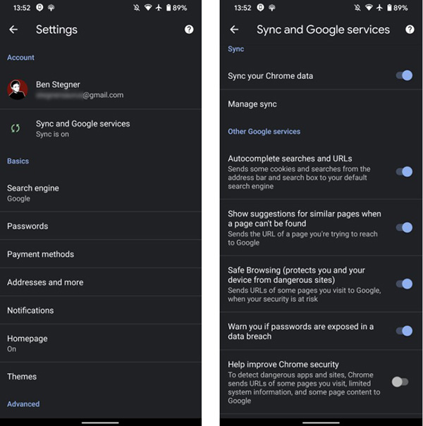 Safe Browsing trên Chrome
