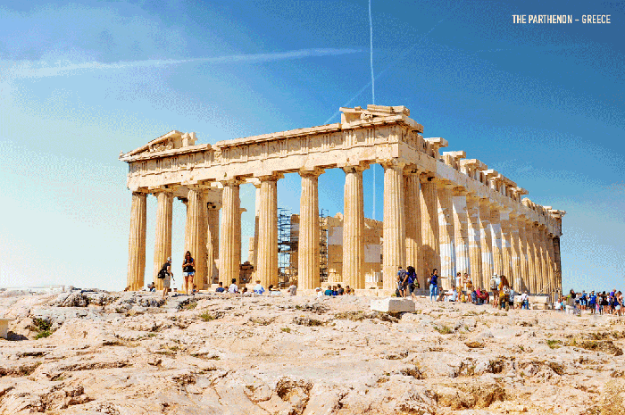Tàn tích của đền Parthenon