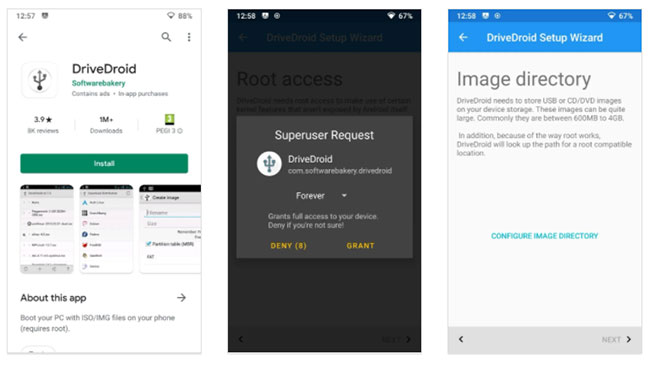 Tải và cấu hình DriveDroid