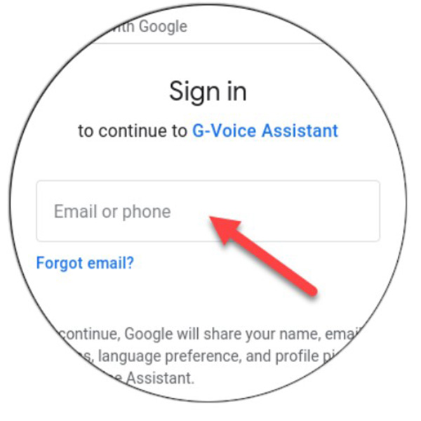 Nhập địa chỉ email