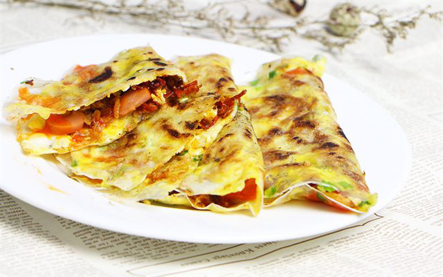 Tự làm bánh tráng nướng bằng chảo chống dính đơn giản