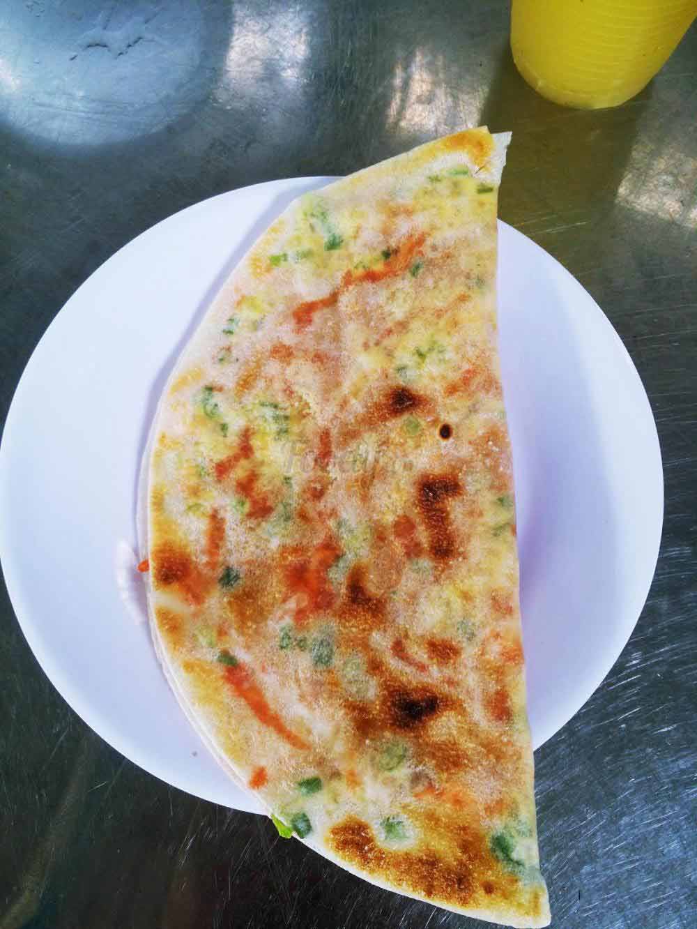 Thành phẩm món bánh tráng nướng đơn giản, thơm ngon