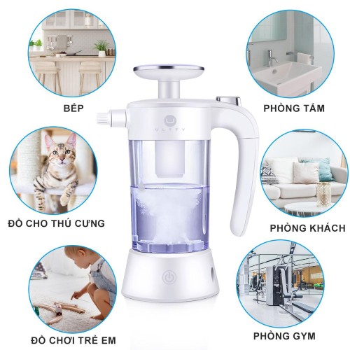 Bình điện phân phun sương diệt khuẩn Ultty SKJ-CRS01 có nhiều ứng dụng.